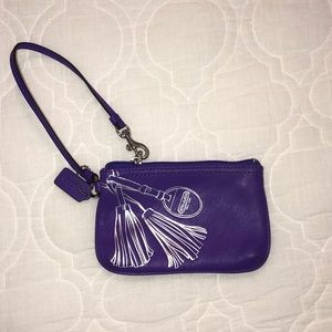 Coach Corner Zip Wristlet/Wallet